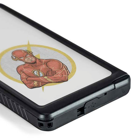 DC Comics The Flash Folded Arms Pose Galaxy S24 Ultra Waterproof Case