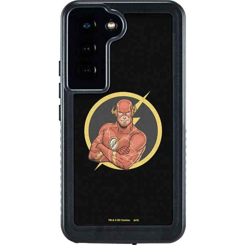 DC Comics The Flash Folded Arms Pose Galaxy S24 Waterproof Case