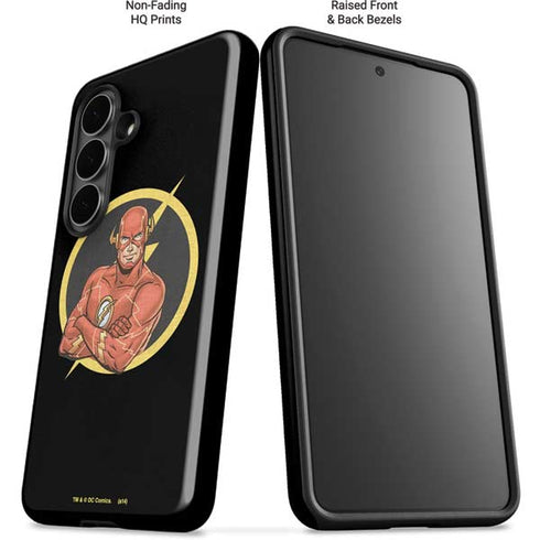 DC Comics The Flash Folded Arms Pose Galaxy S26 Plus Impact Case