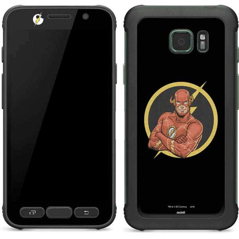 DC Comics The Flash Folded Arms Pose Galaxy S7 Active Skin