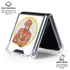 DC Comics The Flash Folded Arms Pose Galaxy Z Flip6 Clear Case
