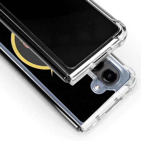 DC Comics The Flash Folded Arms Pose Galaxy Z Fold5 5G Clear Case