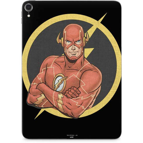DC Comics The Flash Folded Arms Pose Apple iPad Pro Skin