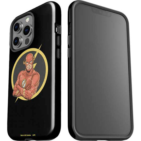 DC Comics The Flash Folded Arms Pose iPhone 15 Pro Impact Case