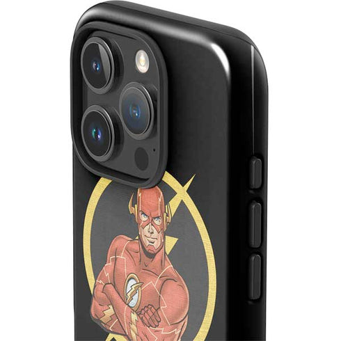 DC Comics The Flash Folded Arms Pose iPhone 16 Pro Impact Case