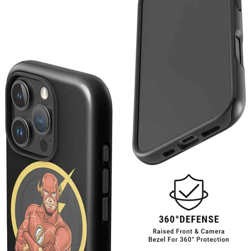 DC Comics The Flash Folded Arms Pose iPhone 16 Pro Magsafe Impact Case