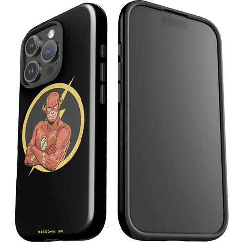 DC Comics The Flash Folded Arms Pose iPhone 16 Pro Max Impact Case