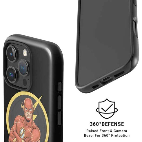 DC Comics The Flash Folded Arms Pose iPhone 16 Pro Max Magsafe Impact Case