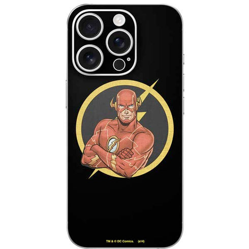 DC Comics The Flash Folded Arms Pose iPhone 16 Pro Skin