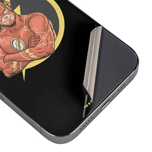 DC Comics The Flash Folded Arms Pose iPhone 16 Pro Skin