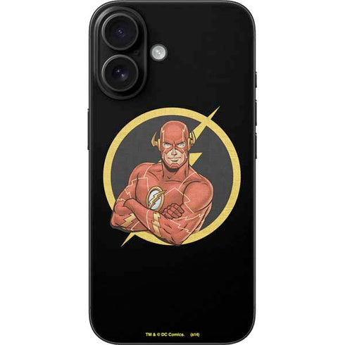 DC Comics The Flash Folded Arms Pose iPhone 16 Skin