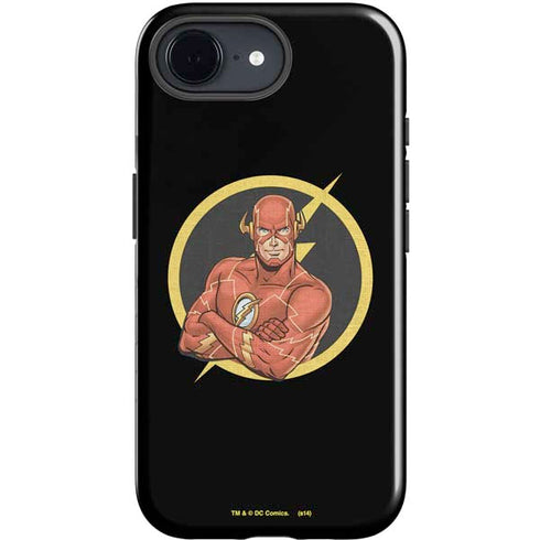 DC Comics The Flash Folded Arms Pose iPhone 16e Impact Case