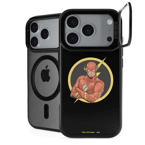 DC Comics The Flash Folded Arms Pose iPhone 18 Pro Kickstand Case