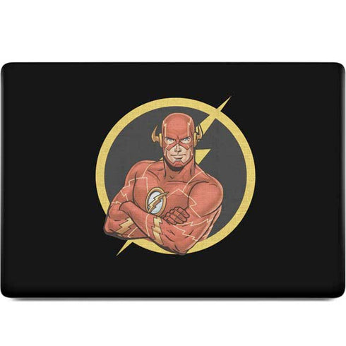 DC Comics The Flash Folded Arms Pose MacBook Skins