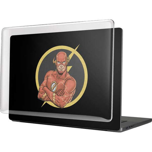 DC Comics The Flash Folded Arms Pose MacBook Cases