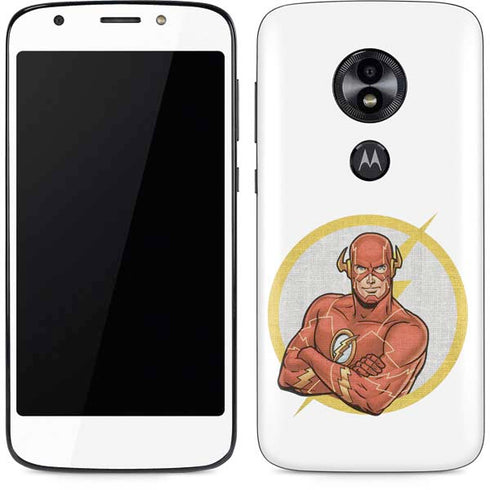 DC Comics The Flash Folded Arms Pose Moto E5 Play Skin