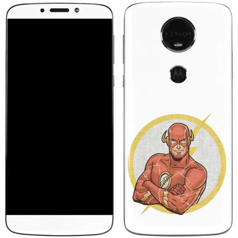 DC Comics The Flash Folded Arms Pose Moto E5 Plus Skin