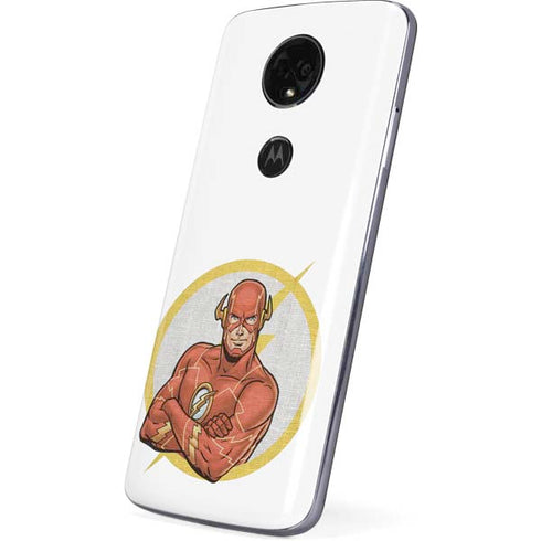 DC Comics The Flash Folded Arms Pose Moto E5 Plus Skin