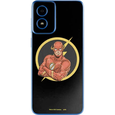 DC Comics The Flash Folded Arms Pose Moto G Play 4G (2024) Skin