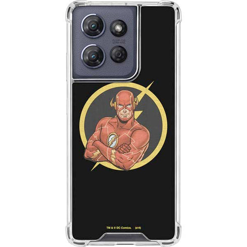 DC Comics The Flash Folded Arms Pose Moto G Power 5G (2025) Clear Case