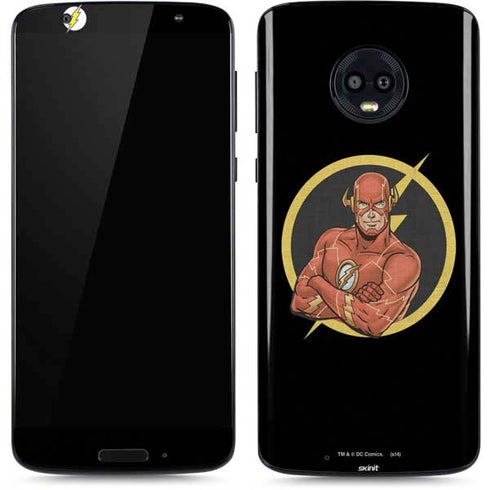 DC Comics The Flash Folded Arms Pose Moto G6 Skin