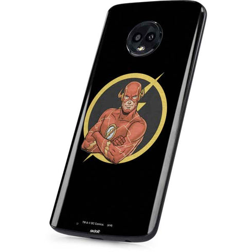 DC Comics The Flash Folded Arms Pose Moto G6 Skin