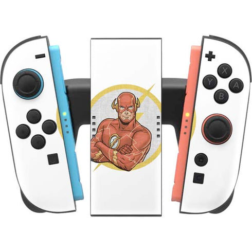 DC Comics The Flash Folded Arms Pose Nintendo Switch 2 (2025) Joy-Con Controller Skin