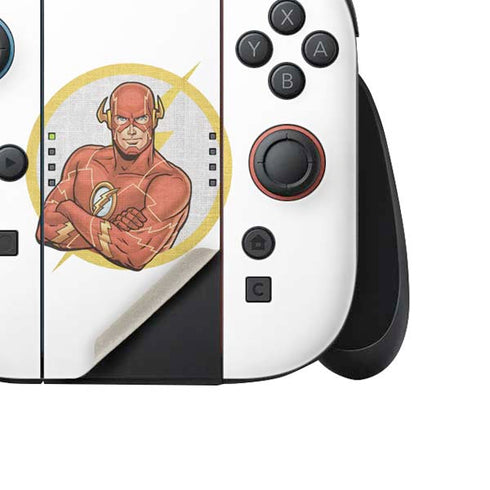 DC Comics The Flash Folded Arms Pose Nintendo Switch 2 (2025) Joy-Con Controller Skin