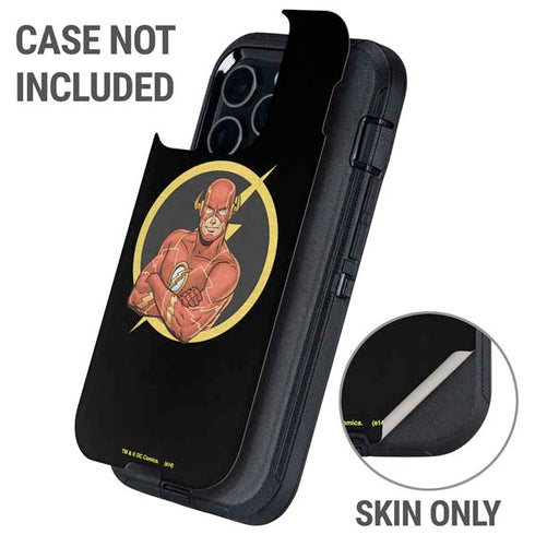 DC Comics The Flash Folded Arms Pose Otterbox Defender iPhone Skin