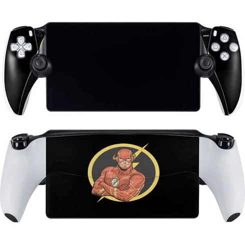 DC Comics The Flash Folded Arms Pose PlayStation Portal Remote Player Skin