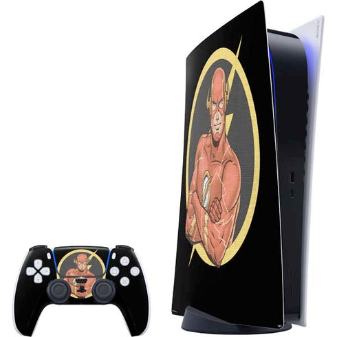 DC Comics The Flash Folded Arms Pose PlayStation PS5 Skins