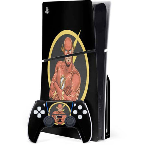 DC Comics The Flash Folded Arms Pose PlayStation PS5 Skins