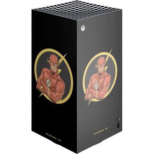 DC Comics The Flash Folded Arms Pose XBox Series X Digital Edition Console Skin
