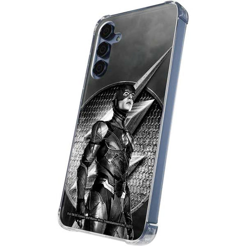 The Justice League (2017) Flash Poster Galaxy A35 5G Clear Case