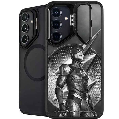 The Justice League (2017) Flash Poster Galaxy S25 Kickstand Case