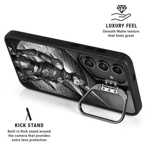 The Justice League (2017) Flash Poster Galaxy S25 Kickstand Case