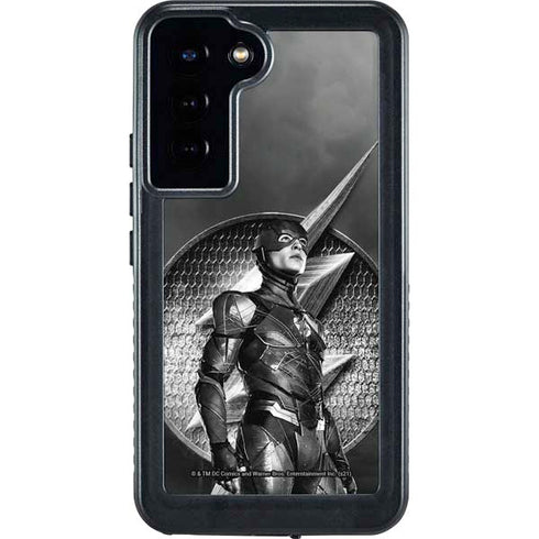 The Justice League (2017) Flash Poster Galaxy S24 Plus Waterproof Case