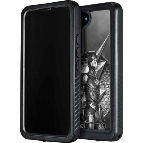 The Justice League (2017) Flash Poster Galaxy S24 Plus Waterproof Case