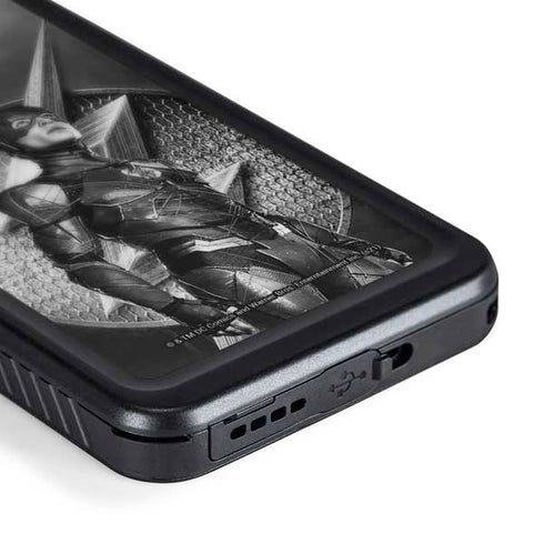 The Justice League (2017) Flash Poster Galaxy S24 Plus Waterproof Case