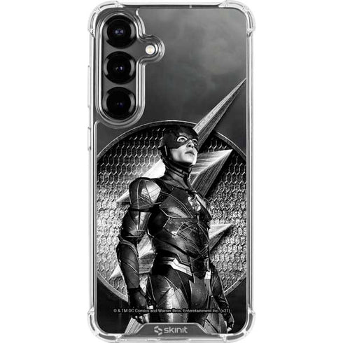 The Justice League (2017) Flash Poster Galaxy S26 Clear Case