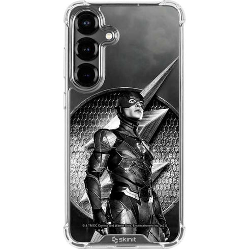 The Justice League (2017) Flash Poster Galaxy S26 Plus Clear Case