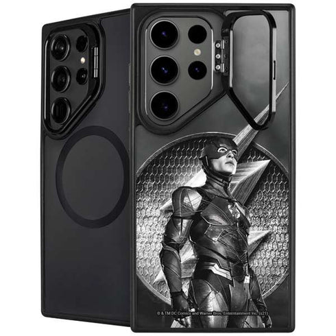 The Justice League (2017) Flash Poster Galaxy S26 Ultra Kickstand Case