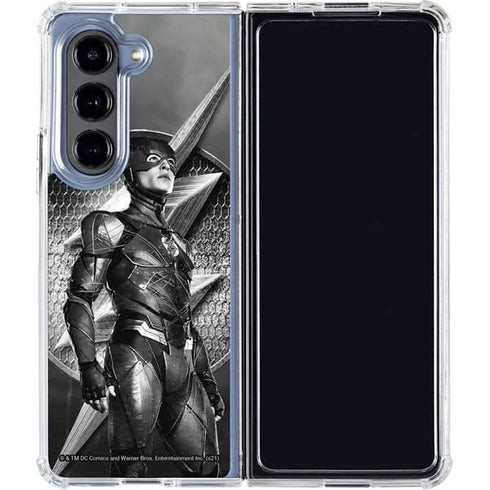 The Justice League (2017) Flash Poster Galaxy Z Fold5 5G Clear Case