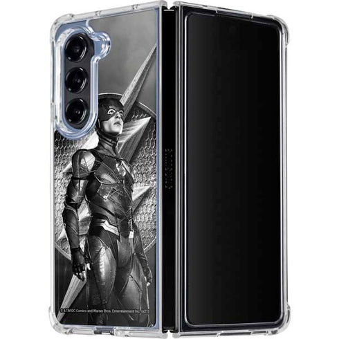 The Justice League (2017) Flash Poster Galaxy Z Fold5 5G Clear Case