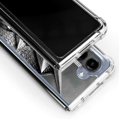 The Justice League (2017) Flash Poster Galaxy Z Fold5 5G Clear Case