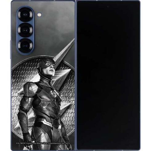 The Justice League (2017) Flash Poster Galaxy Z Fold6 Skin