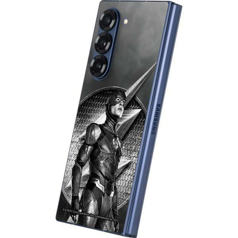 The Justice League (2017) Flash Poster Galaxy Z Fold6 Skin