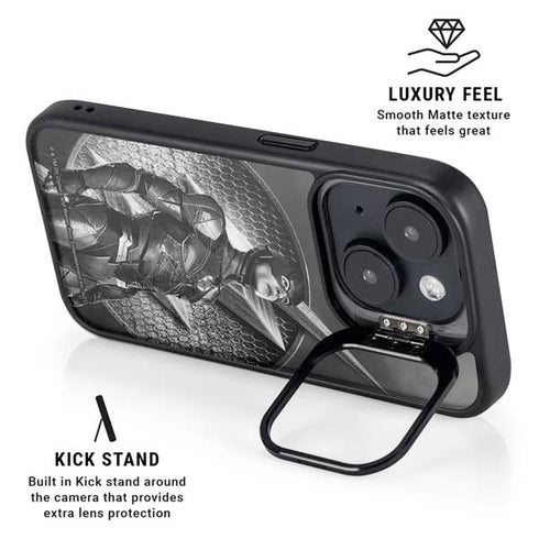 The Justice League (2017) Flash Poster iPhone 14 Kickstand Case