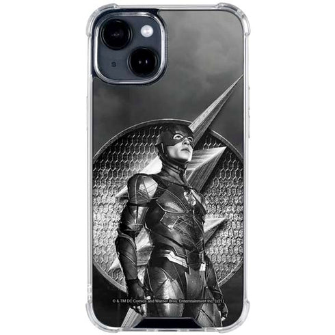 The Justice League (2017) Flash Poster iPhone 15 Clear Case