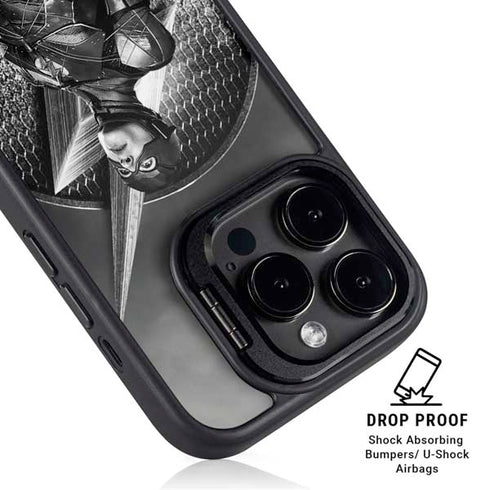 The Justice League (2017) Flash Poster iPhone 15 Pro Max Kickstand Case